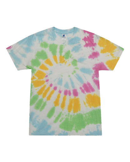 Colortone Youth Multi-Color Tie-Dyed T-Shirt 1000Y #color_Yosemite