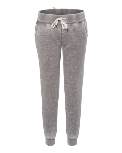 J. America Women’s Vintage Zen Fleece Joggers 8944 #color_Cement