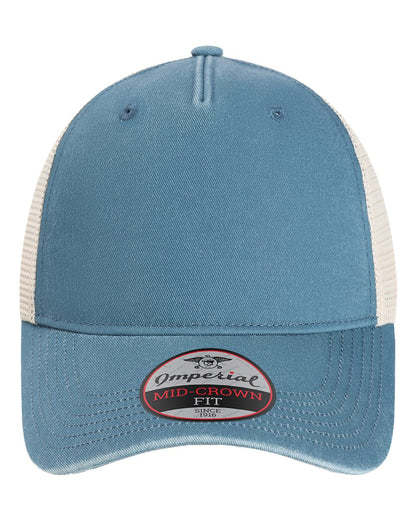 Imperial The Gambit Mesh Back Cap X240M #color_Breaker Blue/ Stone