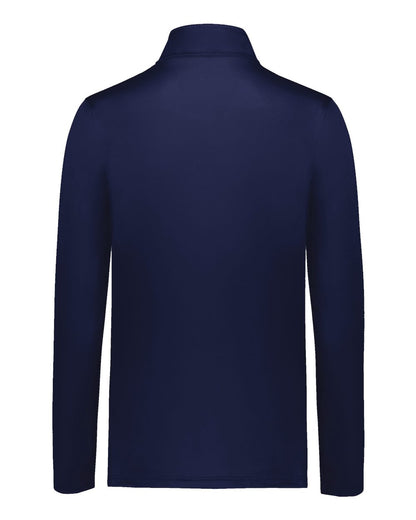 Holloway Women's CoolCore® Quarter-Zip Pullover 222340 #color_Navy