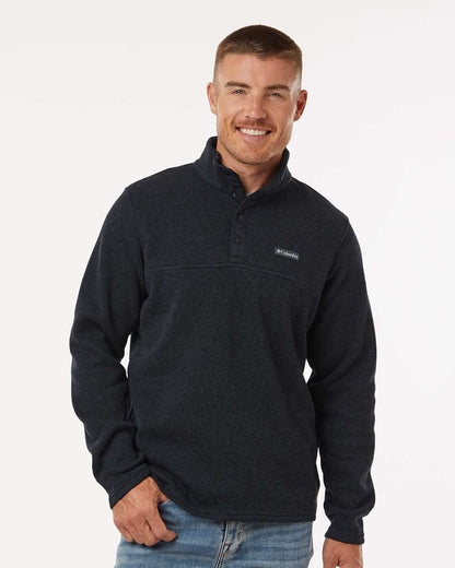 Columbia Men's Alto Pass™ Fleece Half-Snap Pullover 209573 #colormdl_Black