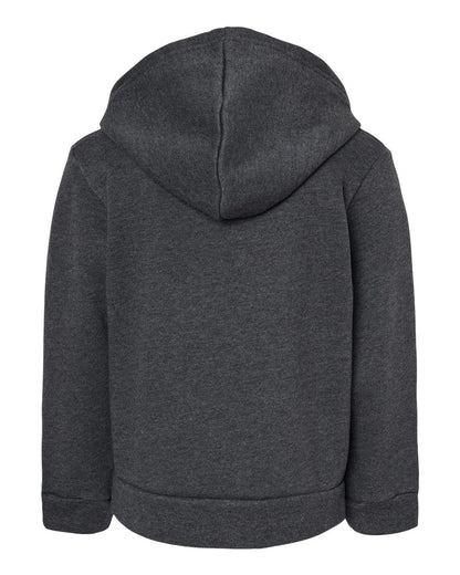 BELLA + CANVAS Toddler Sponge Fleece Full-Zip Hoodie 3739T #color_Dark Grey Heather