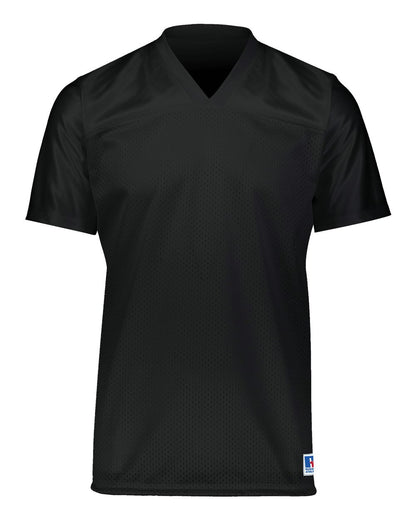 Russell Athletic Unisex Solid Flag Football Jersey R0593M #color_Black