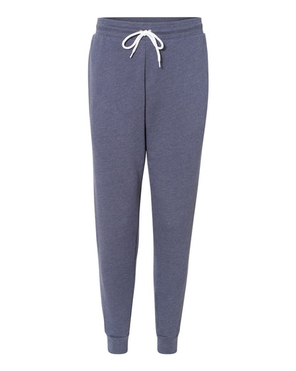 BELLA + CANVAS Sponge Fleece Jogger Sweatpants 3727 #color_Heather Navy