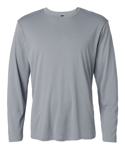 AllPro Unisex Pro-Lock Performance Long Sleeve T-Shirt 48400 #color_Heather Steel