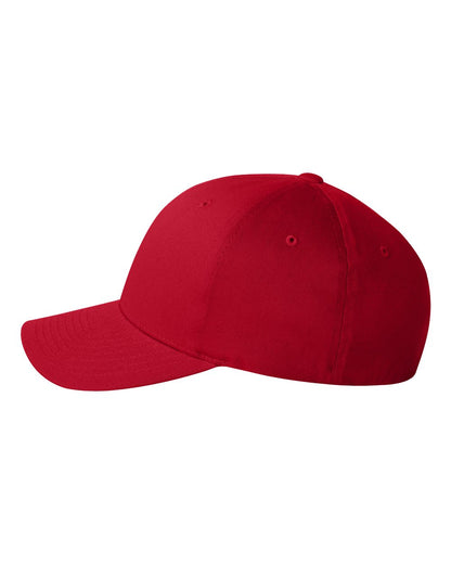 Flexfit V-Flexfit® Cotton Twill Cap 5001 #color_Red