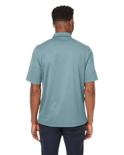 North End Men's Replay Recycled Pique Polo NE102 #colormdl_Opal Blue