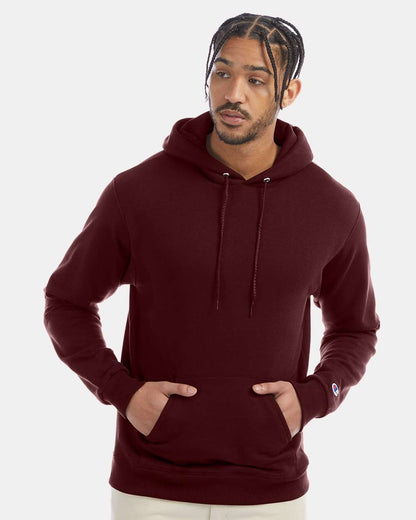 Champion Unisex Powerblend® Hooded Sweatshirt S700 #colormdl_Maroon