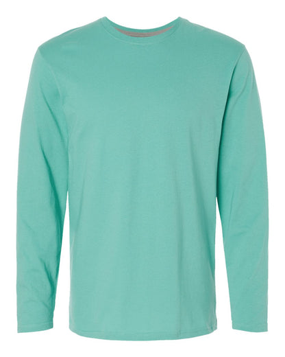 LAT Men's Fine Jersey Long Sleeve Tee 6918 #color_Saltwater