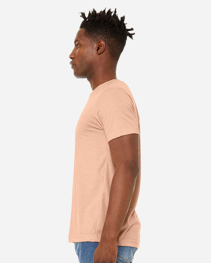 BELLA + CANVAS Unisex Sueded Tee 3301 #colormdl_Heather Peach