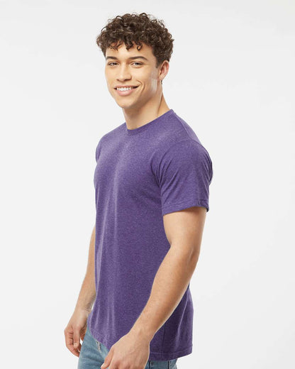 Tultex Poly-Rich T-Shirt 241 #colormdl_Heather Purple