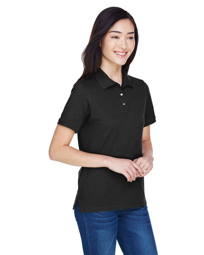 Harriton Women's Easy Blend Polo M265W #colormdl_Black
