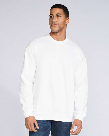Gildan Unisex Softstyle® Midweight Crewneck Sweatshirt SF000 #colormdl_White