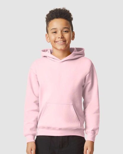 Gildan Softstyle® Youth Midweight Hooded Sweatshirt SF500B #colormdl_Light Pink