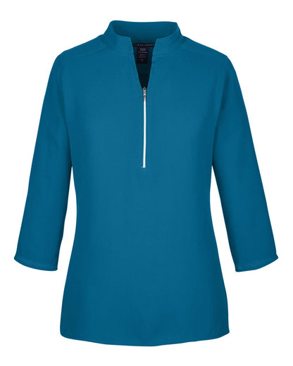 Devon & Jones Women's Perfect Fit™  Three-Quarter Sleeve Crepe Tunic DP611W #color_Dark Teal