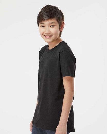 Tultex Youth Fine Jersey T-Shirt 235 #colormdl_Black