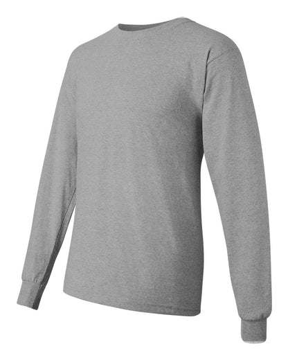 Gildan Unisex Heavy Cotton™ Long Sleeve T-Shirt 5400 #color_Sport Grey