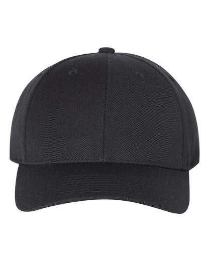 YP Classics Premium Curved Bill Snapback Cap 6789M #color_Black