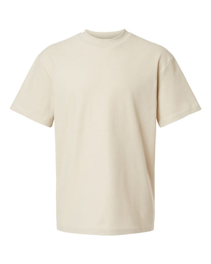 American Apparel Pique Mockneck Tee 1PQ #color_Bone