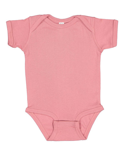 Rabbit Skins Infant Baby Rib Bodysuit 4400 #color_Mauvelous