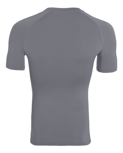Augusta Sportswear Men's Hyperform Compression Raglan T-Shirt 2600 #color_Graphite