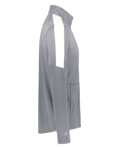 Holloway Men's Tall Crosstown Jacket 223530T #color_Graphite/ White