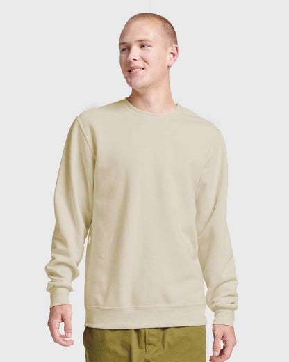 JERZEES Unisex Eco™ Premium Blend Ring-Spun Crewneck Sweatshirt 701MR #colormdl_Sweet Cream Heather