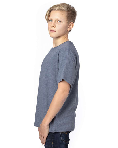 Threadfast Apparel Youth Ultimate CVC T-Shirt 600A #colormdl_Navy Heather