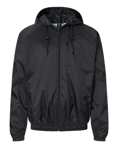 Burnside Mentor Hooded Coach's Jacket 9728 #color_Black