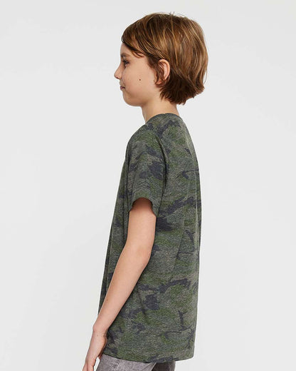 LAT Youth Fine Jersey Tee 6101 #colormdl_Vintage Camo