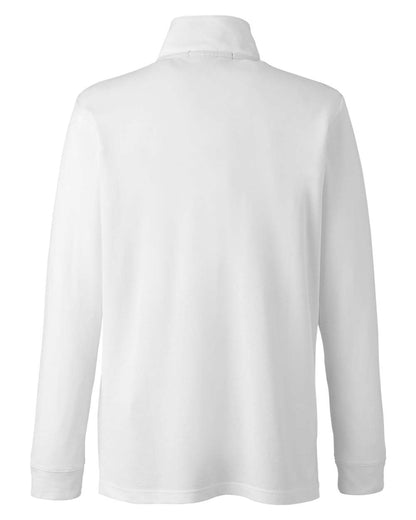 Devon & Jones Men's New Classics® Performance Quarter-Zip Pullover DG400 #color_White