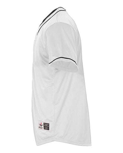 Alleson Athletic Youth Diamond Jersey 52MBBJY #color_White/ Black