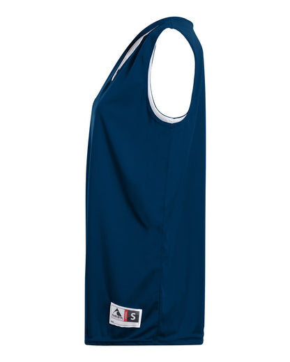 Augusta Sportswear Women's Reversible Wicking Tank Top 147 #color_Navy/ White