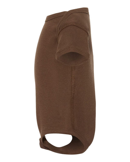 Rabbit Skins Infant Baby Rib Bodysuit 4400 #color_Brown