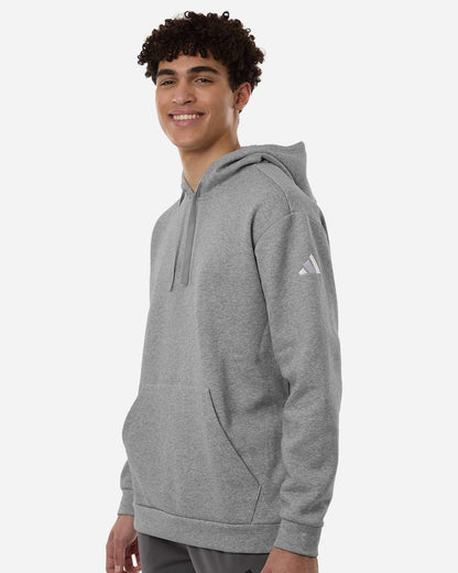 Adidas Men's Fleece Hooded Sweatshirt AT203 #colormdl_Medium Grey Heather