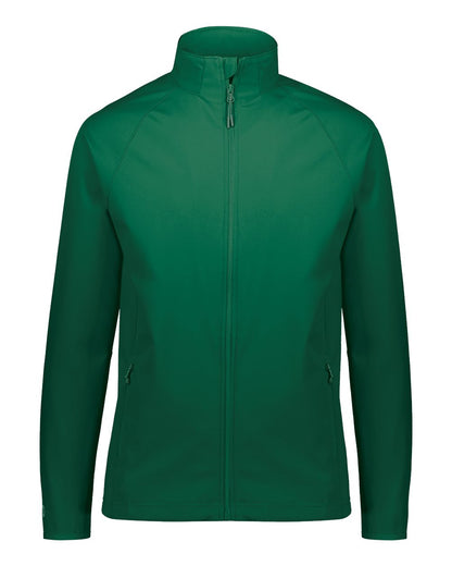 Holloway Men's Featherlight Soft Shell Jacket 229521 #color_Dark Green