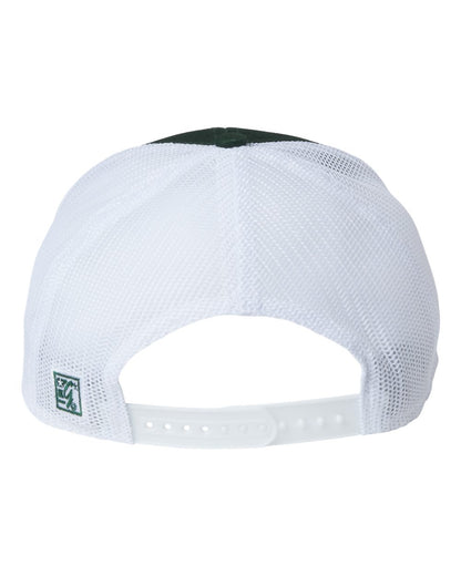 The Game Everyday Trucker Cap GB452E #color_Dark Green/ White