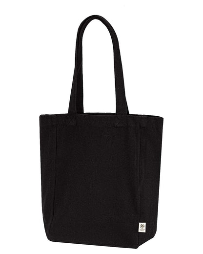 econscious Reclaimist Bookish Tote EC8201 #color_Black