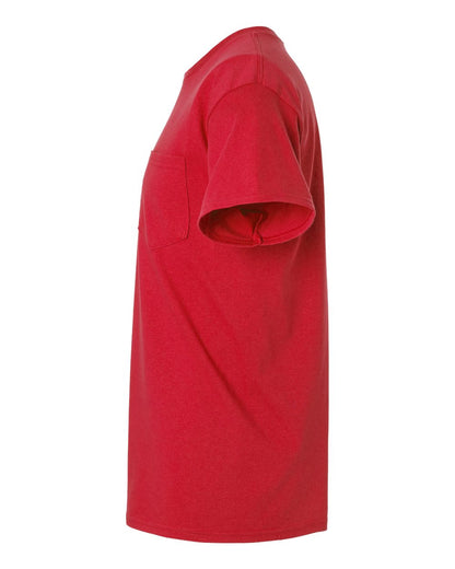 Gildan Unisex Ultra Cotton® Pocket T-Shirt 2300 #color_Red
