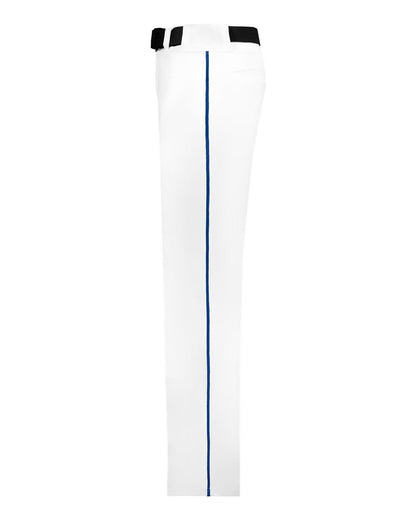 Alleson Athletic Men's Baseball Pants With Braid 605WLB #color_White/ Royal