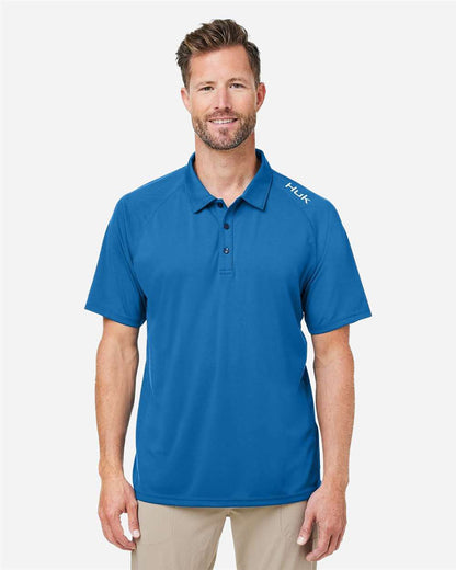 HUK Men's LoPro Solid Performance Polo H12L005 #colormdl_Set Sail