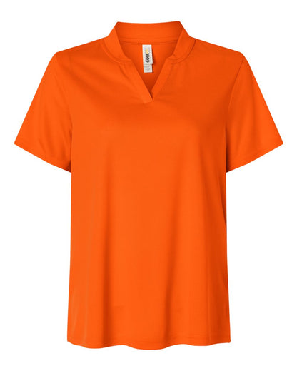 CORE365 Women's Nova Performance Pique Polo CE108W #color_Campus Orange