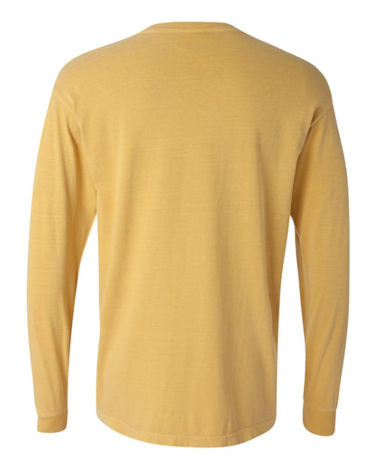 Comfort Colors Unisex Garment-Dyed Heavyweight Long Sleeve T-Shirt 6014 #color_Mustard