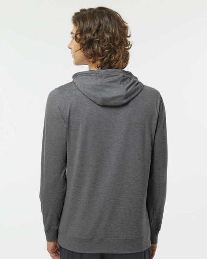 Holloway Men's Eco Revive™ Ventura Soft Knit Hooded Sweatshirt 222598 #colormdl_Carbon Heather