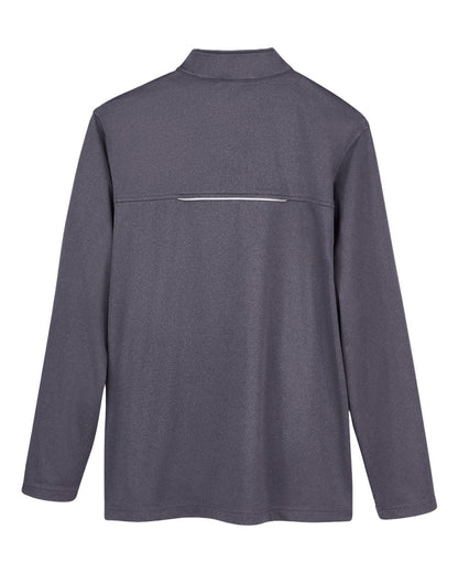 CORE365 Men's Techno Lite Three-Layer Knit Tech-Shell CE708 #color_Carbon Heather