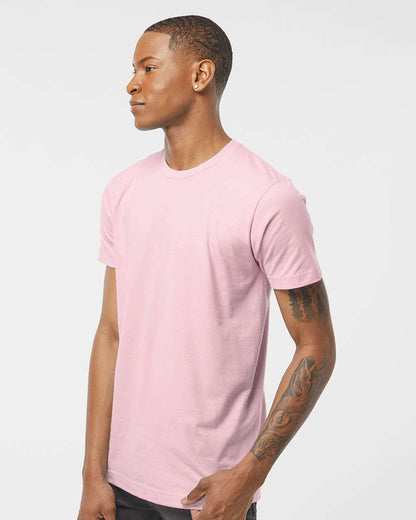 Tultex Men's Fine Jersey T-Shirt 202 #colormdl_Pink