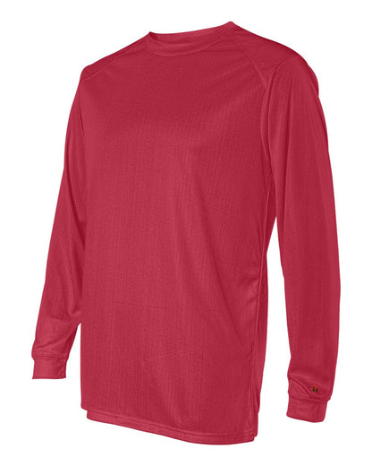 Badger B-Core Long Sleeve T-Shirt 4104 #color_Red