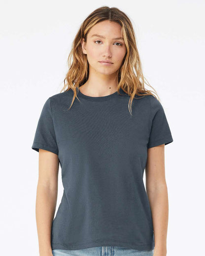 BELLA + CANVAS Women’s Relaxed Jersey Tee 6400 #colormdl_Vintage Navy