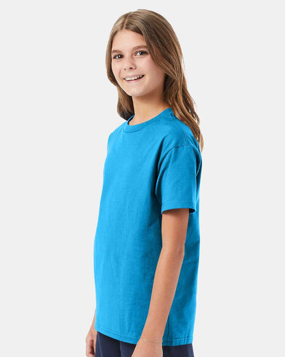 Hanes Authentic Youth T-Shirt 5450 #colormdl_Teal