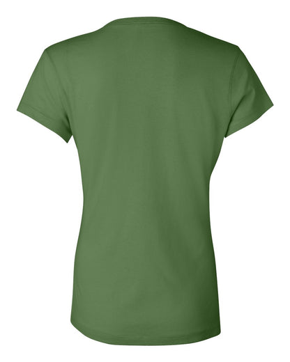 BELLA + CANVAS Women’s Jersey V-Neck Tee 6005 #color_Leaf